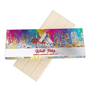 Trippy Extrax 1000MG Amanita Complex Chocolate 10/PK White Pebz