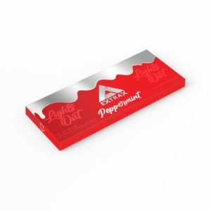 Extrax Lights Out Chocolate THC-H+JD 1200mg 10ct Box Peppermint