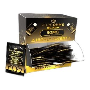 Pure Ohms 7-Hydroxymitragynine 1ct 30pk Display Black