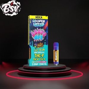 Looper 2g Cartridge Lifted Series THC-PBH Grape Ape