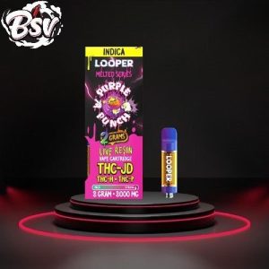 Looper 2g Cartridge Melted Series THC-JD+THC-HP Purple Punch