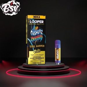 Looper Live Badder 2g Cartridges HHC+THCP Gusherz Zkittlez