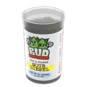 Bud Brothers THC-A 3.5g Flower Sour Diesel Sativa