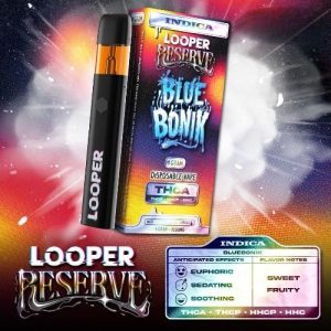 Looper 1g THCA Reserve Disposable Blue Bonik