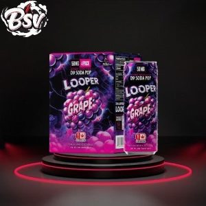 Looper Hemp Derived D9 Soda Pop 50mg Grape
