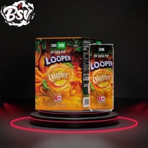 Looper Hemp Derived D9 Soda Pop 50mg Orange