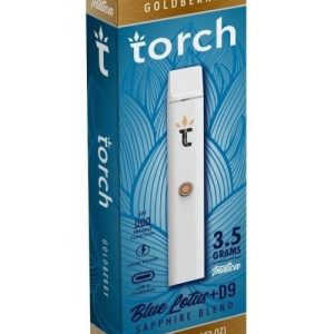 Torch Blue Lotus D9 3.5g Disposable Goldberry Indica