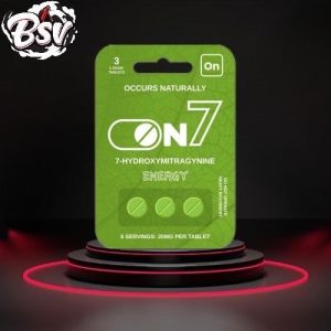 ON7 7-hydroxymitragynine 20mg Tablets 3ct Energy