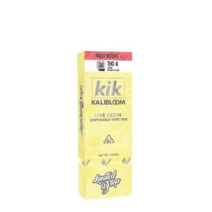 Kik Kalibloom 1g THC-A Live Resin Disposable Maui Wowie