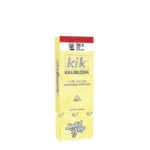 Kik Kalibloom 1g THC-A Live Resin Disposable Lemon Cherry Gelato