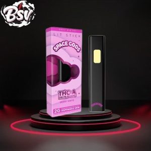 Space Gods Lit Stick 2g THC-A Disposable Berry White