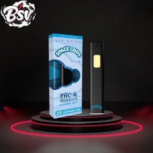 Space Gods Lit Stick 2g THC-A Disposable Blueberry Kush
