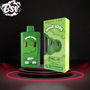 Space Gods Mega Pod 7g  THC-H Disposable Lunar Lime