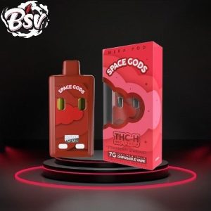 Space Gods Mega Pod 7g  THC-H Disposable Strawberry Stardust
