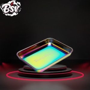 Blazy Susan Stainless Steel Rolling Tray Rainbow