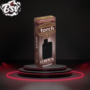 Torch THC-A Onyx Liquid Diamonds 5g Dispo Peach Poison