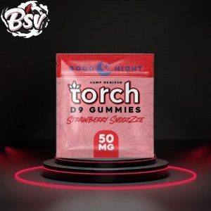Torch Good Night Gummies 50mg Strawberry Snoozzze