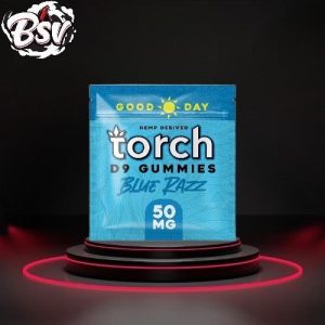 Torch Good Day Gummies 50mg Blue Razz