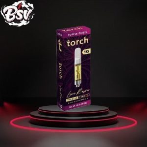 Torch Live Resin 1g Cartridge THC-A THC-P Purple Diesel