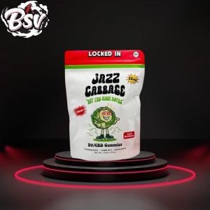 Jazz Cabbage CDB Gummies 20ct 300mg Bag Kiwi Strawberry