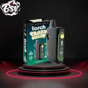 Torch Pulse 6g Live Resin THC-A Disposable Crazy Melon Sativa