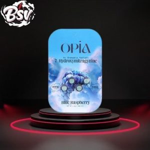 Opia 4ct 7-Hydroxymitragynine 20mg Tablets Blue Raspberry