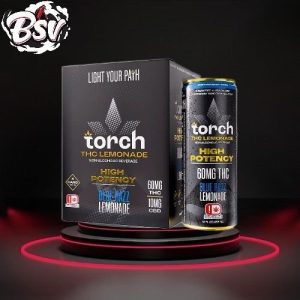 Torch Hemp Seltzer High Potency 60mg Blue Razz Lemonade