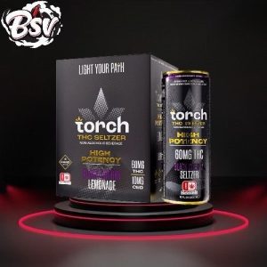 Torch Hemp Seltzer High Potency 60mg Black Cherry