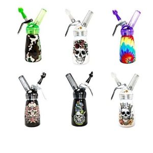 Special Blue Canister Skull & Pistols 1/2 Pint Dispenser