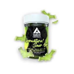 Extrax BlackCraft 4000mgLive Resin Gummies 20pc Sour Apple