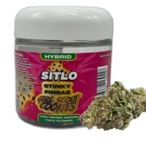 Sitlo Stinky Fingaz 3.5g THC-A Flower Girl Scout Cookies Hyrbid