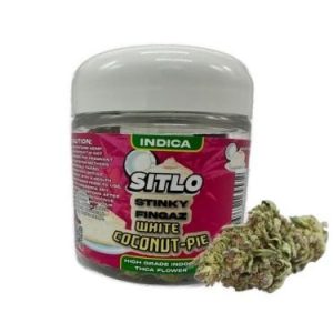 Sitlo Stinky Fingaz 3.5g THC-A Flower White Coconut-Pie Indica
