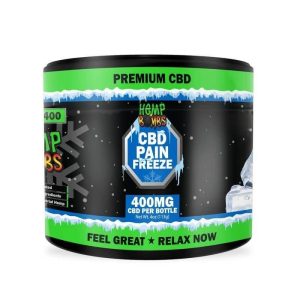 Hemp Bomb Pain Freeze CBD Cream 400mg 4OZ