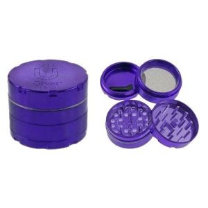 Uber Grinder 4pc CNC 76mm 3in Purple