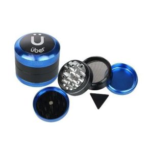 Uber Grinder 3.0 2in 4pc CNC W/Screen Blue