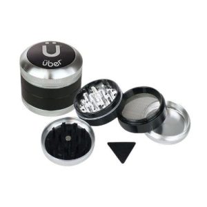 Uber Grinder 3.0 2in 4pc CNC W/Screen Silver