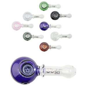 Uber Glass C/T 4" Spoon Built In Screen W/ Maria Rings