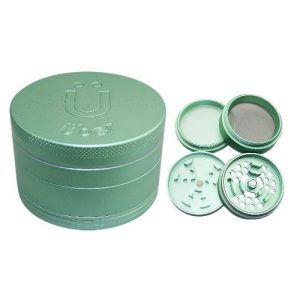 Uber Grinder 5.0 2.5in 5pc 63mm CNC Matte Green