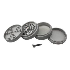 Uber Grinder 5.0 None Stick 4pc 2.5in 63mm Matte Grey