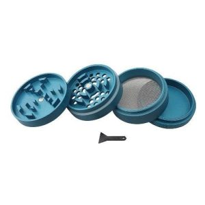 Uber Grinder 5.0 None Stick 4pc 2.5in 63mm Matte Light Blue