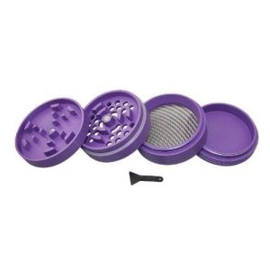 Uber Grinder 5.0 None Stick 4pc 2.5in 63mm Matte Purple