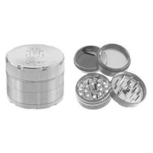 Uber Grinder 4pc CNC 76mm 3in Silver