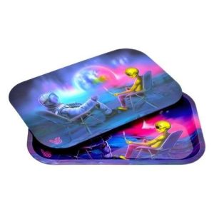 Vsyndicate  Roll N Go Tray W/Magnet Small Blunt Orbit