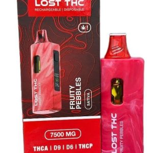 Lost THC 7500mg THC-A D9 D6 THCP Disposable Fruity Pebbles