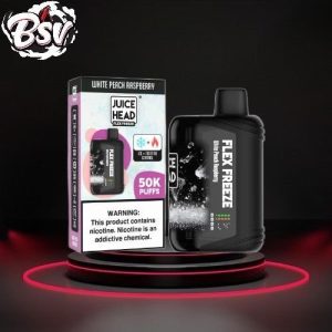 Juice Head Flex Freeze Disposable 50k White Peach Raspberry