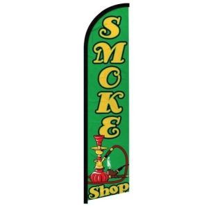Smoke Shop (Green) Windless Super Flag
