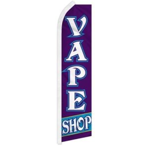 Vape Shop (Purple) Windless Super Flag