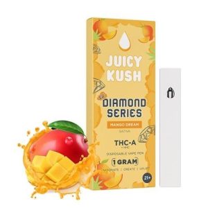 Juicy Kush Diamon Series 1g THC-A Disposable Mango Dream Sativa
