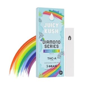 Juicy Kush Diamon Series 1g THC-A Disposable Rainbow Runtz Indic