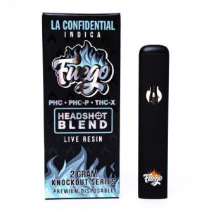 Fuego 2g Disposable Head Shot Blend LA Confidential Indica